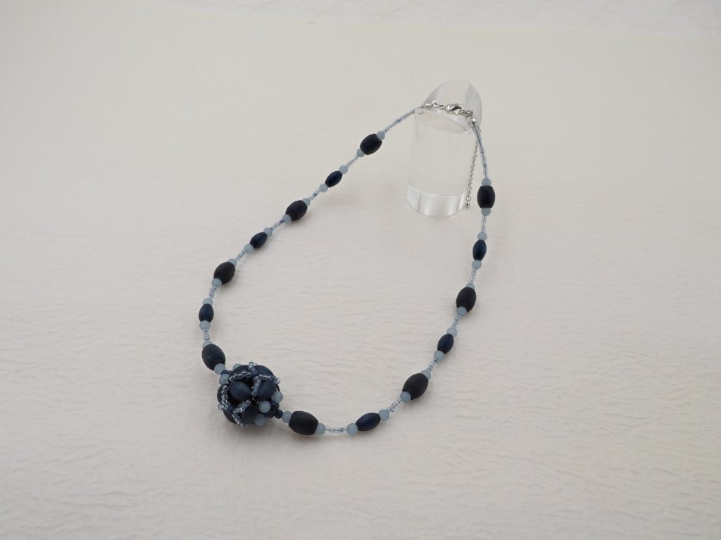 Blue Accord　すくも藍ネックレスの画像