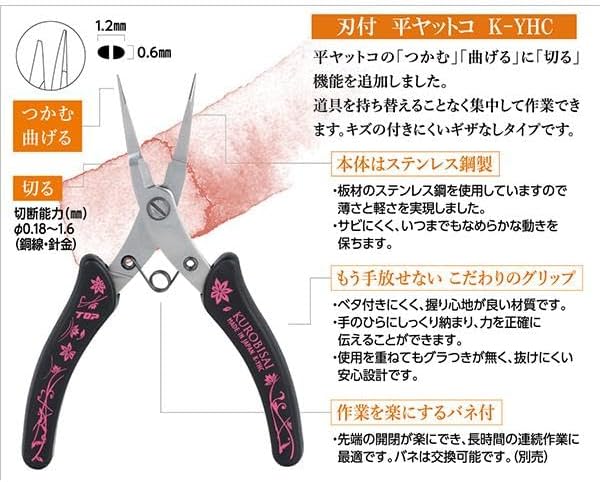 刃付平ヤットコの画像