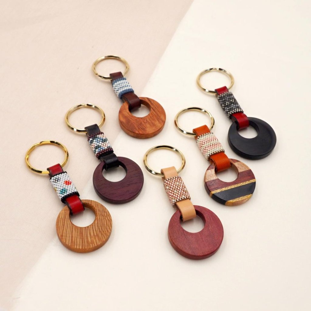 銘木　キーホルダーの画像