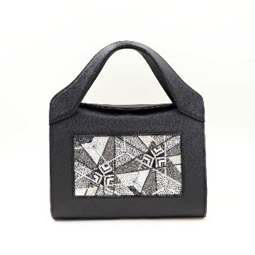 ビーズ刺繡本革バッグ　EB-003Rの画像