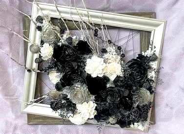 ビーズフラワー＆ソラフラワー　オブジェの画像