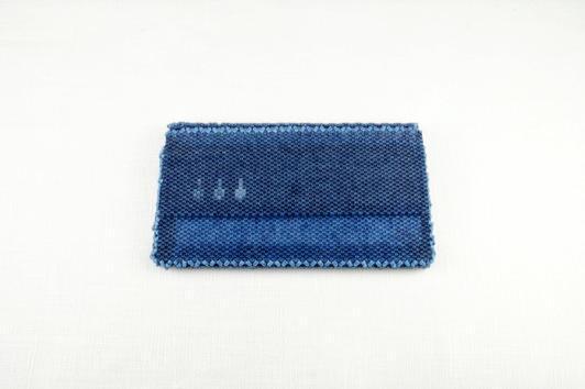 すくも藍カードケースAN-001の画像