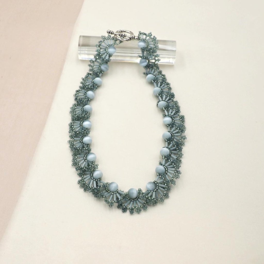 藍緑ネックレスBB-001の画像