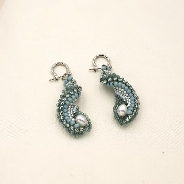 藍緑ピアスBB-004の画像
