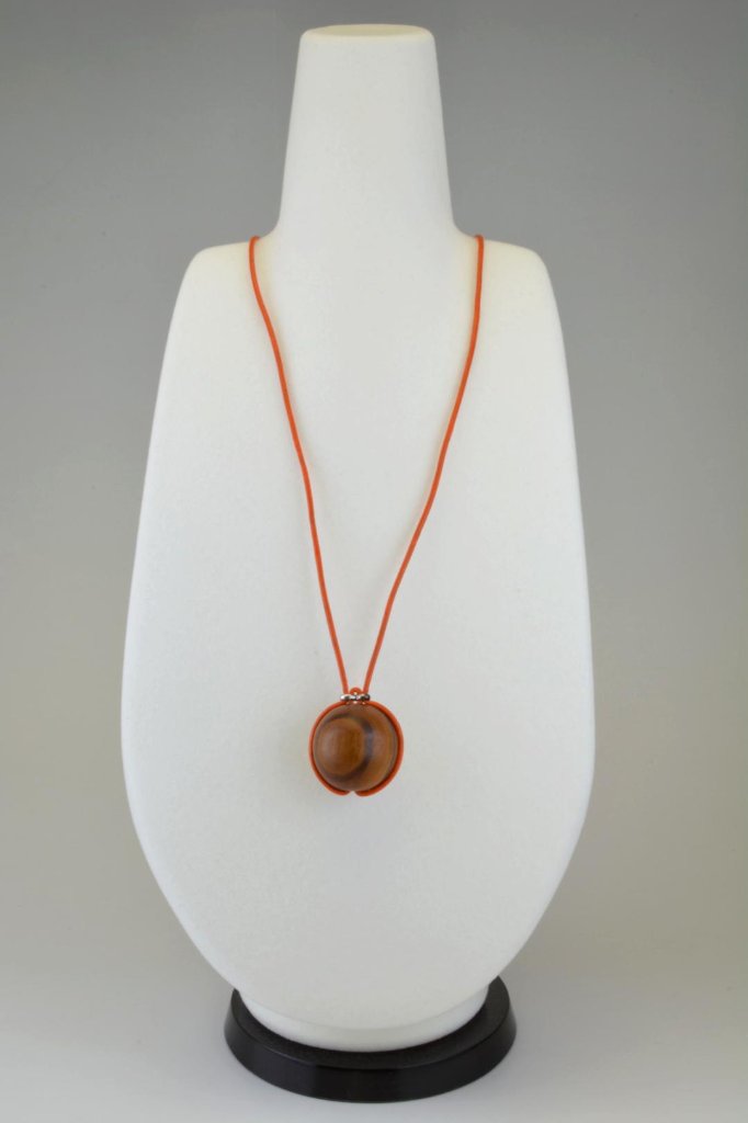 銘木　オリーブウッドネックレス-PW-017の画像