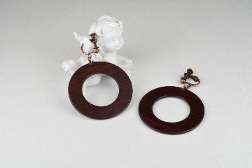 銘木　ピアスリング-PW-102の画像