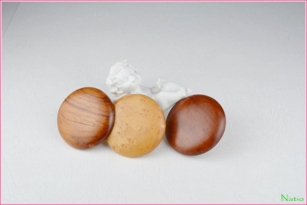 銘木　花梨瘤帯〆飾り-PW-306の画像