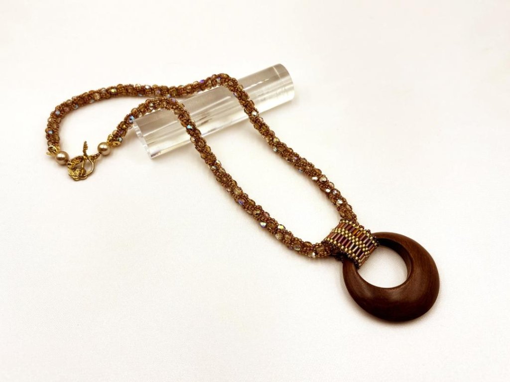 銘木　フェルナンプーコネックレス-PW-028の画像