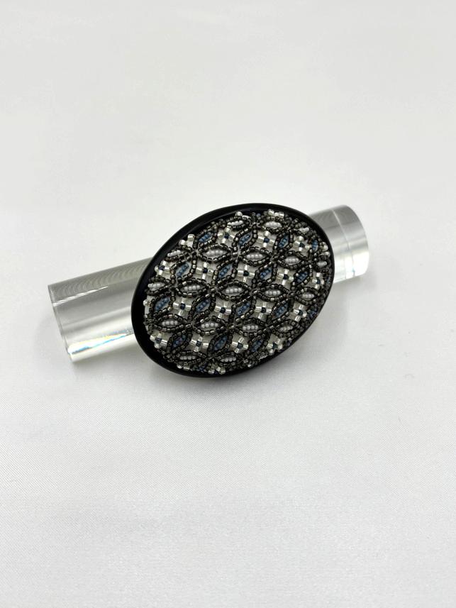 すくも藍ブローチ-AA-504の画像