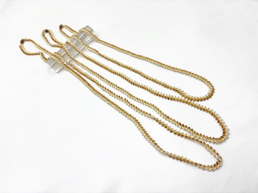 ボタニカルネックレス3連　BB-102の画像