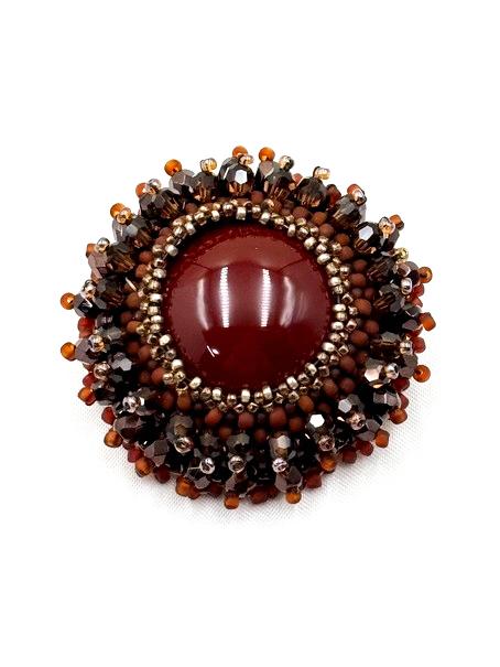 輪島の漆　ブローチ　WU-803の画像