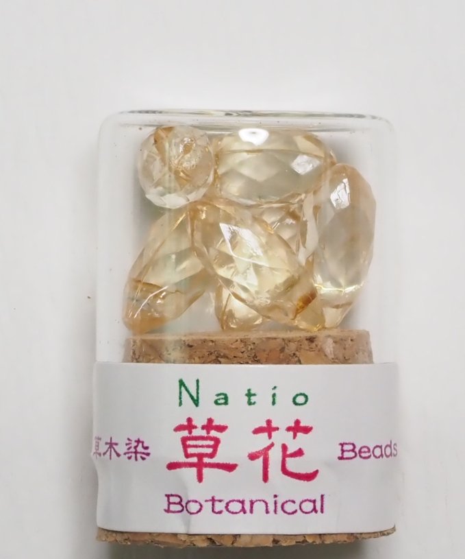 アクリルカットしずく大 西洋茜　約6個入りの画像