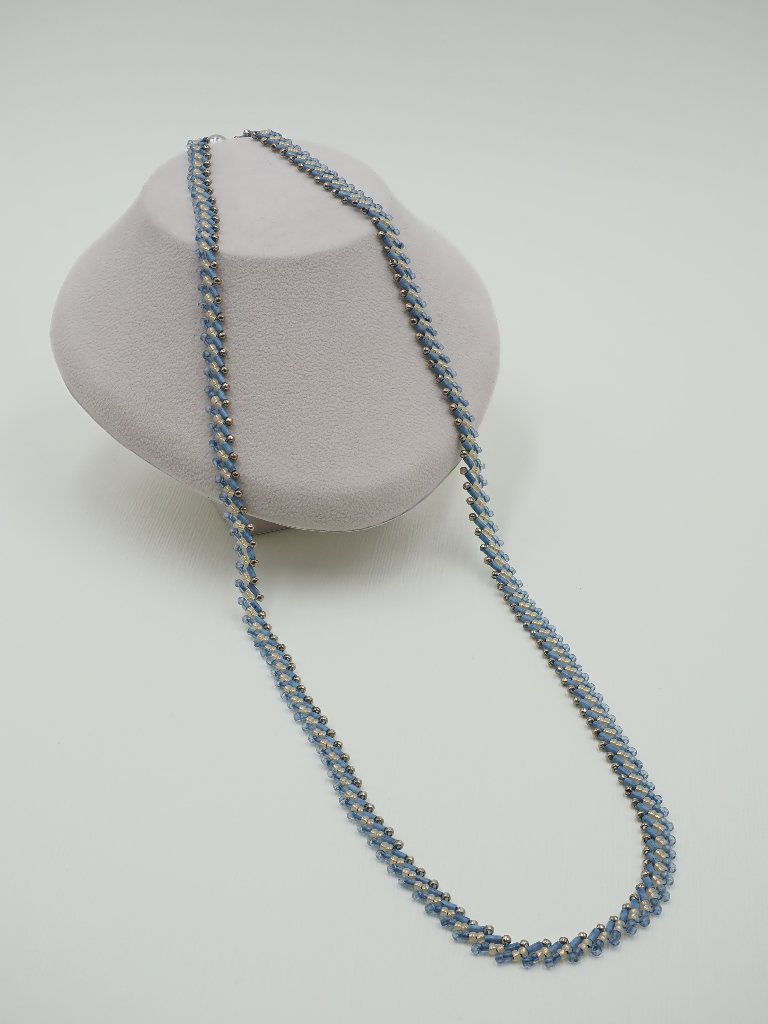 すくも藍キット　『スカーラのネックレス」の画像