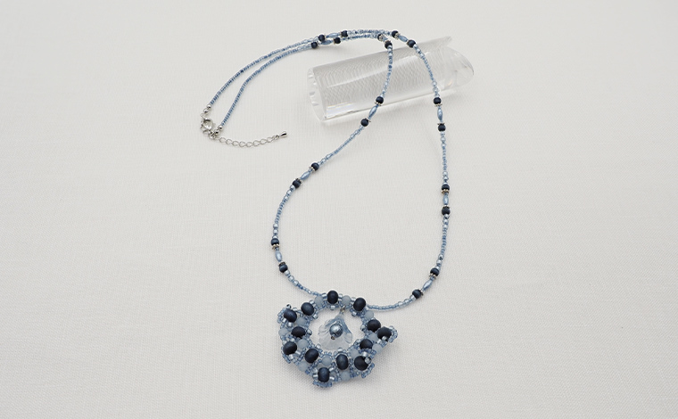 すくも藍キット　「Aiカラーネックレス」の画像