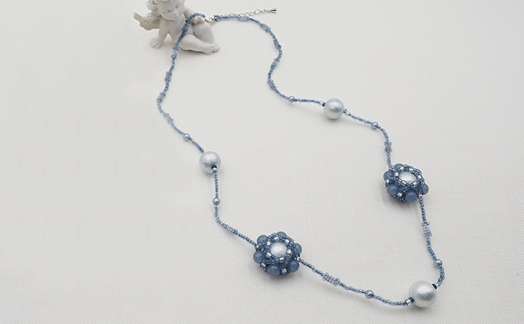 すくも藍キット　「アンヘルのネックレス」の画像