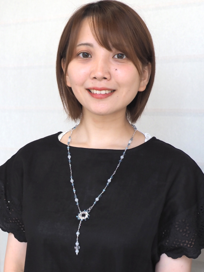 すくも藍キット　「Blue Rondo 」　ネックレスの画像