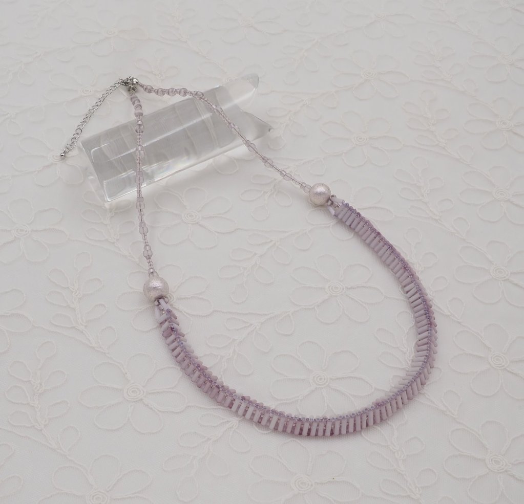 二藍キット　「春の小道」　ネックレスの画像