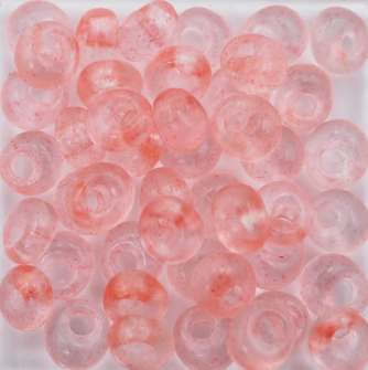 まが玉4ｍｍ BRd-2 紅赤　約3ｇ Pack入りの画像