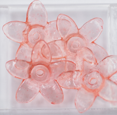 フラワー 17  紅赤 BRd-3 ４枚入りの画像