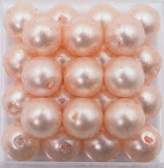 樹脂パール 6ｍｍ 紅赤橙 BRo-3 10個入りの画像