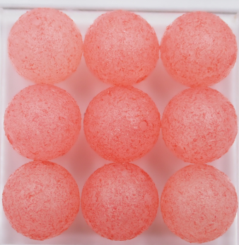 パウダーボールP 8ｍｍ 紅赤橙 BRo-5 6個入りの画像