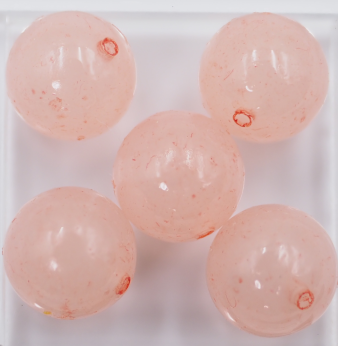 パウダーボールV 10ｍｍ 紅赤橙 BRo-5 6個入りの画像