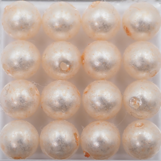 樹脂パール 6ｍｍ 紅橙 BOr-3 10個入りの画像