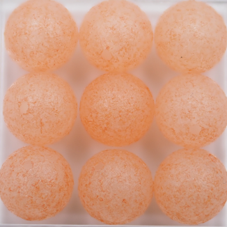 パウダーボールP 8ｍｍ 紅橙 BOr-5 6個入りの画像