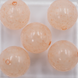 パウダーボール　V10ｍｍ 紅橙 BOr-5 4個入りの画像