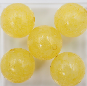 パウダーボールV 10ｍｍ 花黄 BYe-5 4個入りの画像