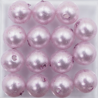 樹脂パール 6ｍｍ 花むらさき AB2-3 10個入りの画像