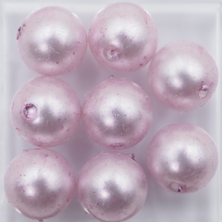 樹脂パール 8ｍｍ 花むらさき AB2-3 8個入りの画像
