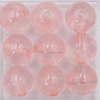 アクリル丸球 花紅Pink 8ｍｍ  2個の画像