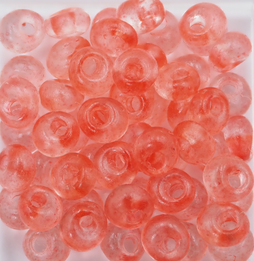 まが玉4ｍｍ BRo-4 花紅RedOrange　約3ｇ 限定品の画像