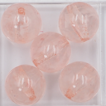 アクリル丸球 花紅RedOrange 10ｍｍ  2個の画像