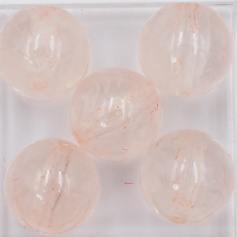 アクリル丸球 花紅Orange 10ｍｍ  2個の画像