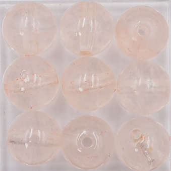 アクリル丸球 花紅Orange 8ｍｍ  2個の画像