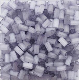 一分竹－シルク　藍紫-5　50ｇ　1～5+の画像