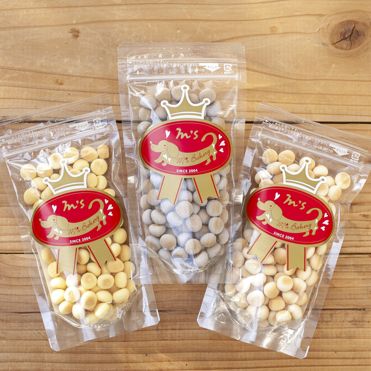 エムズベーカリー犬猫用おやつ「ボーロ」の画像