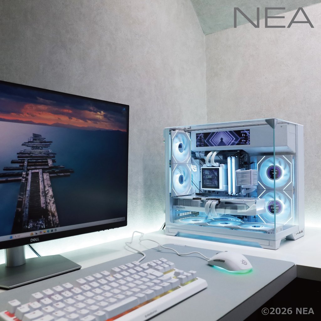LIAN LI O11 VISION-M WHITE / ゲーミングPCの画像
