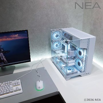 LIAN LI O11 VISION-M WHITE / ゲーミングPCの画像