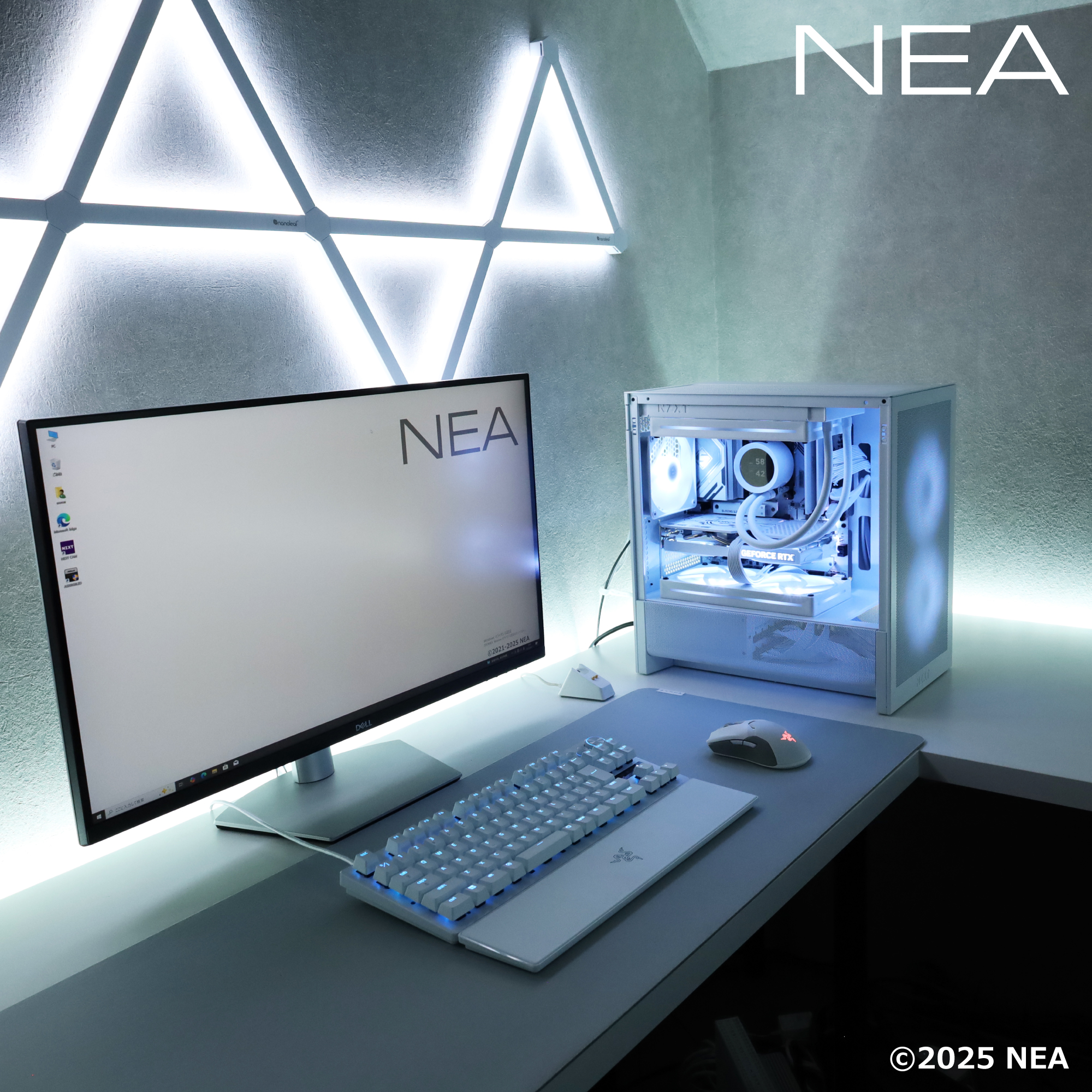 NZXT H3 FLOW WHITE / ゲーミングPCの画像