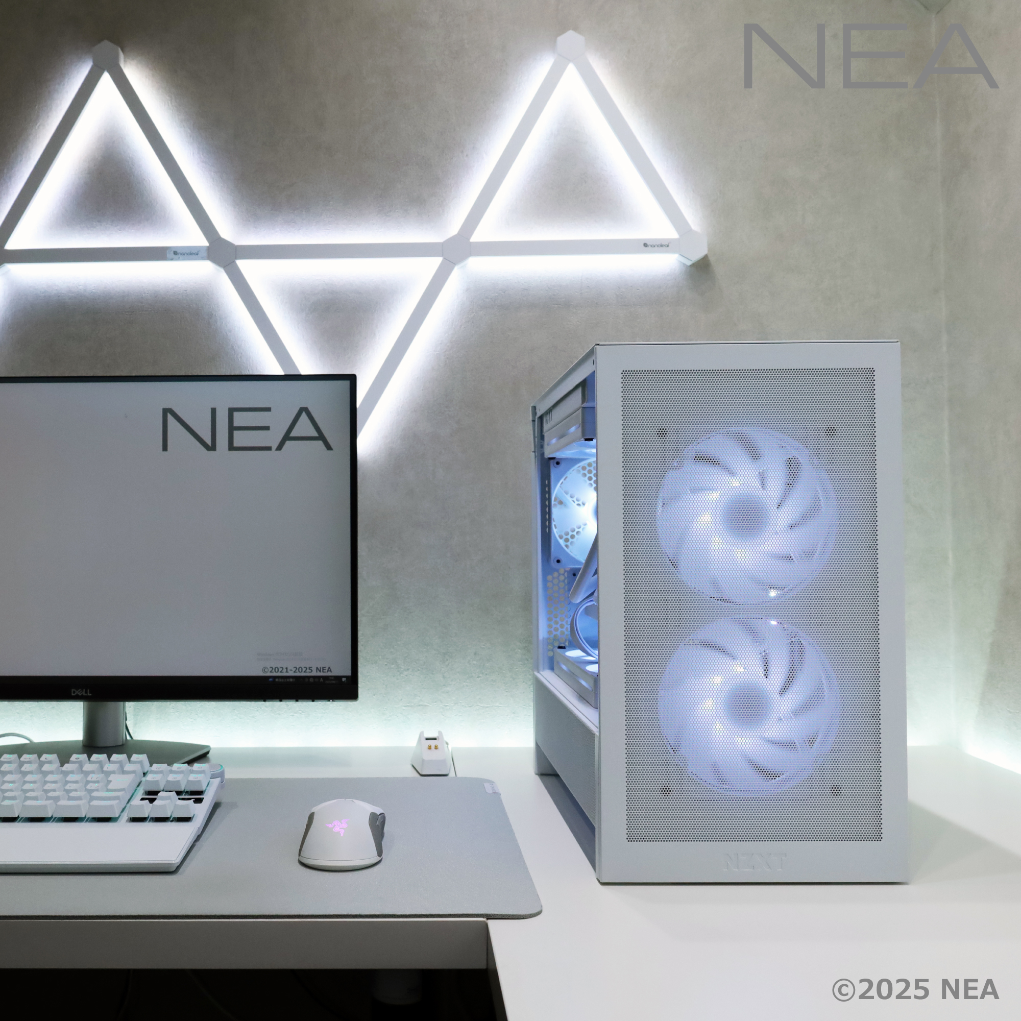 NZXT H3 FLOW WHITE / ゲーミングPCの画像