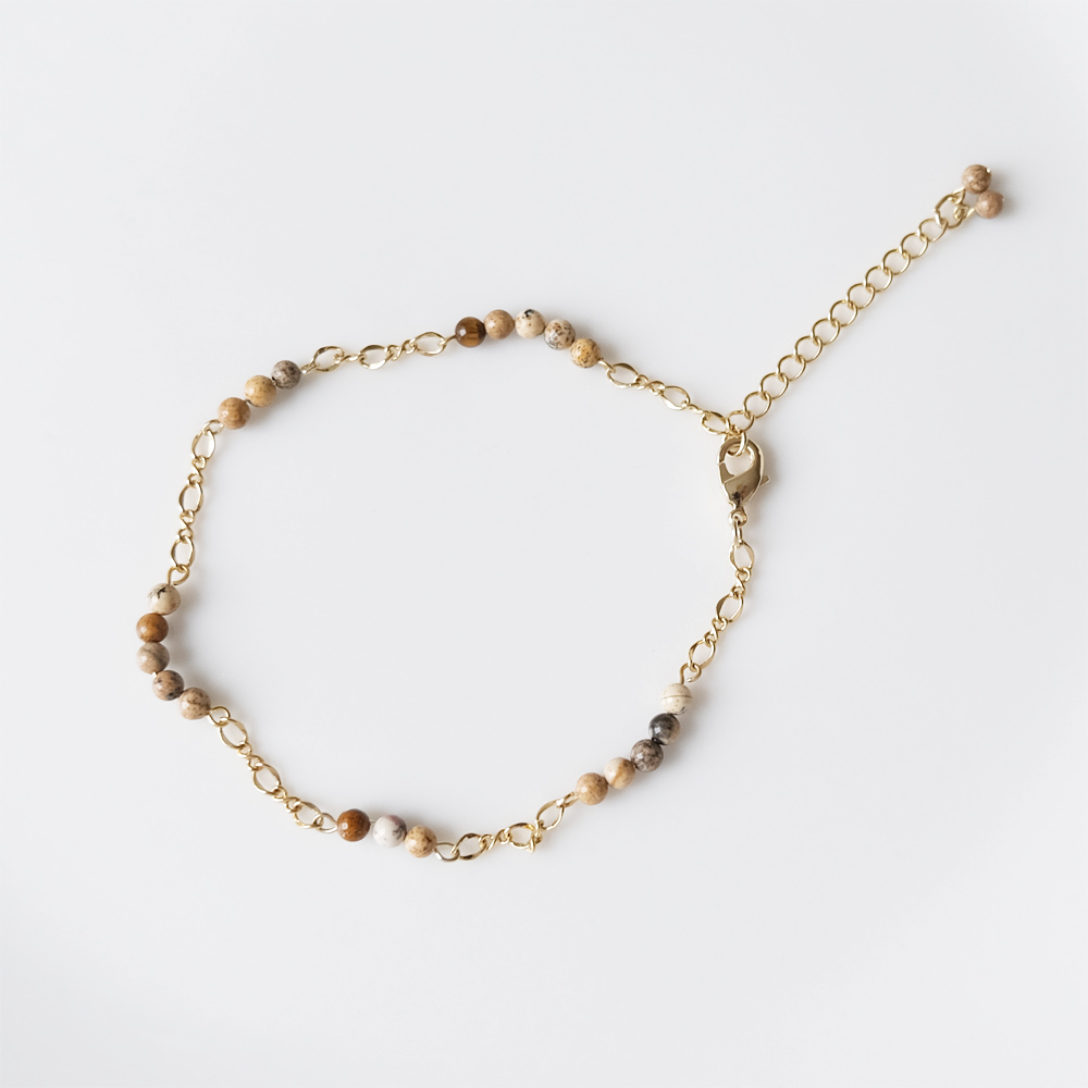 ピクチャージャスパーのブレスレットの画像