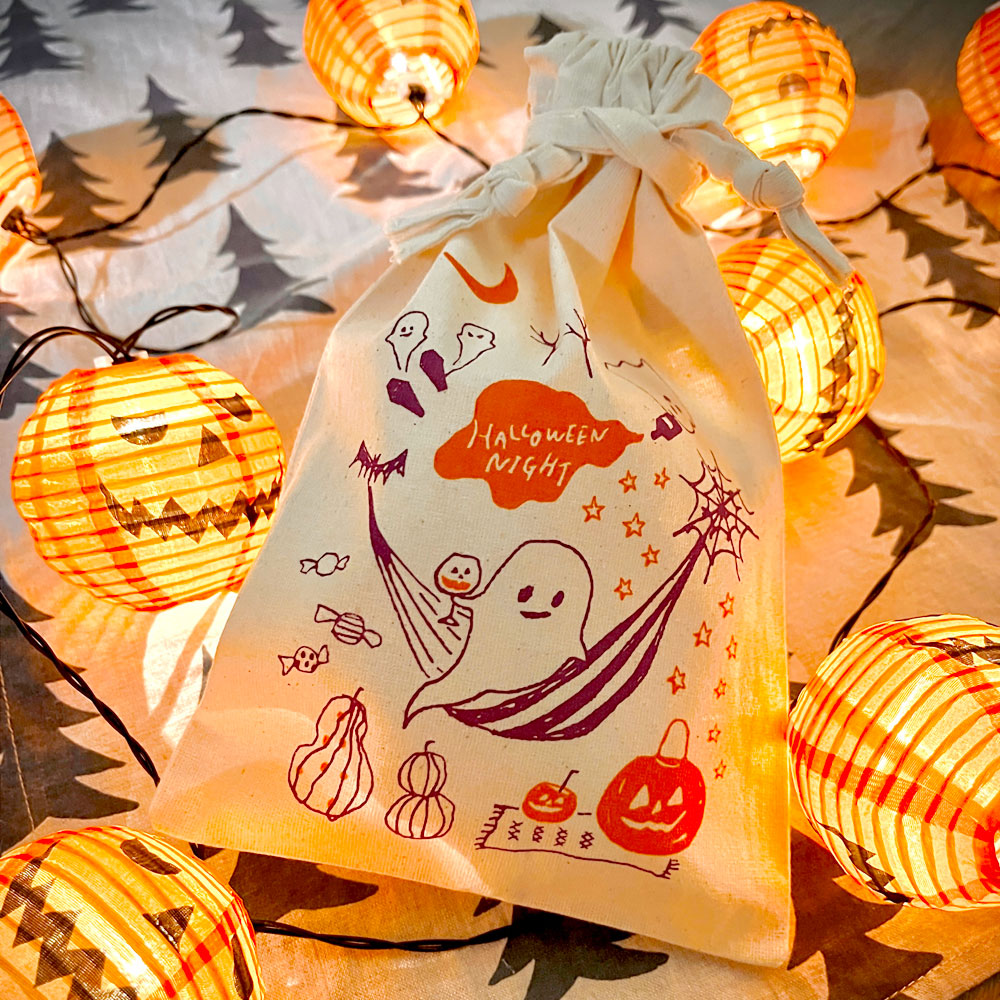 ハロウィン巾着の画像