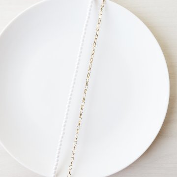 パールとチェーンのロングネックレスの画像