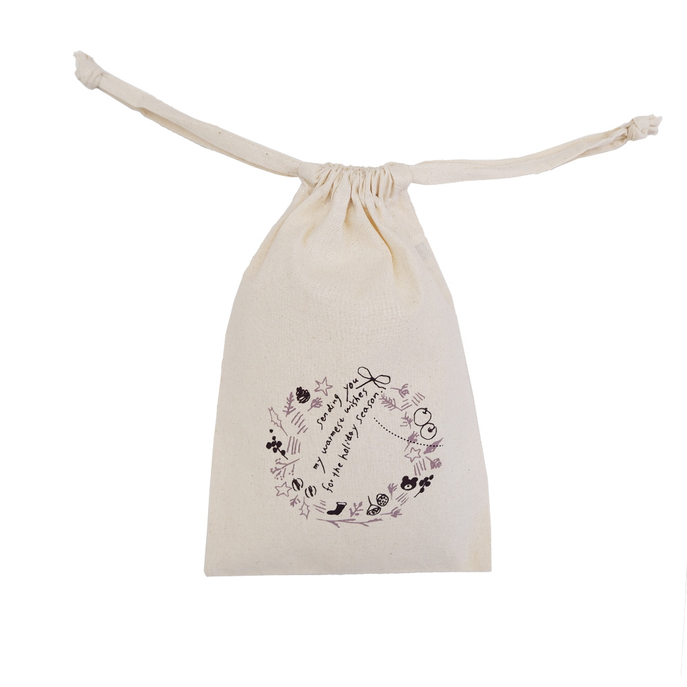 クリスマス巾着の画像