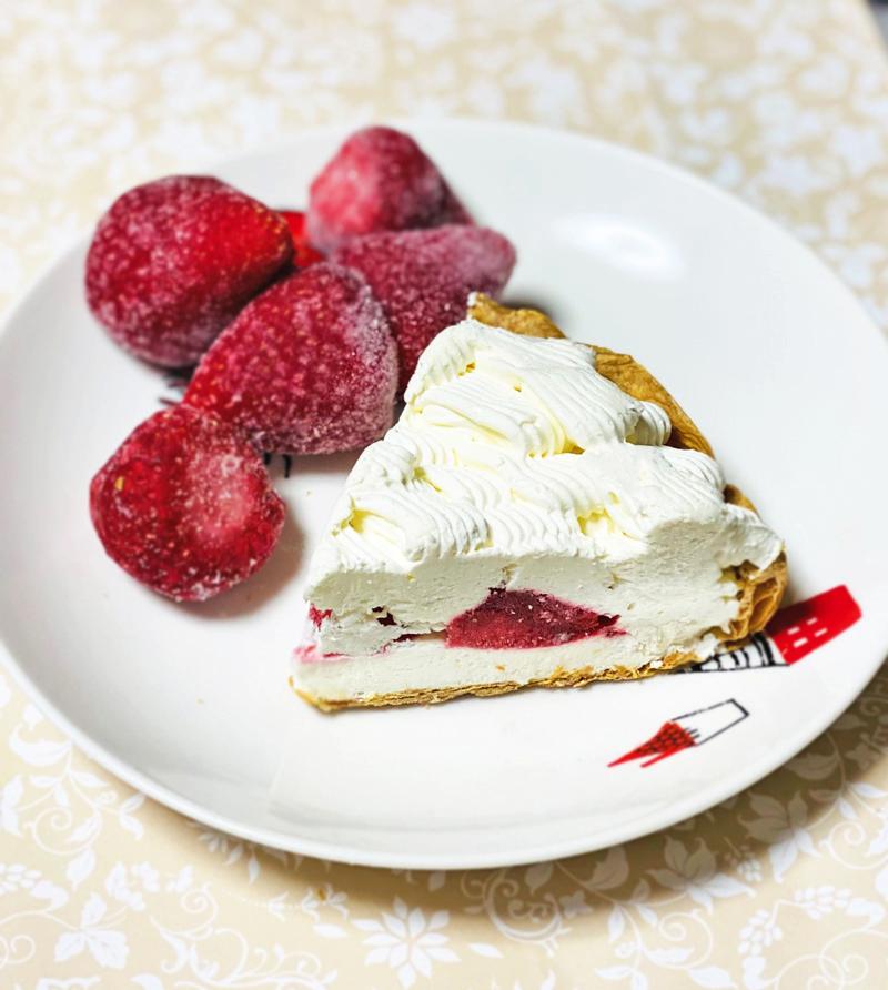 苺のレアチーズパイの画像