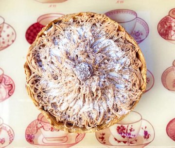 冬のモンブランの画像