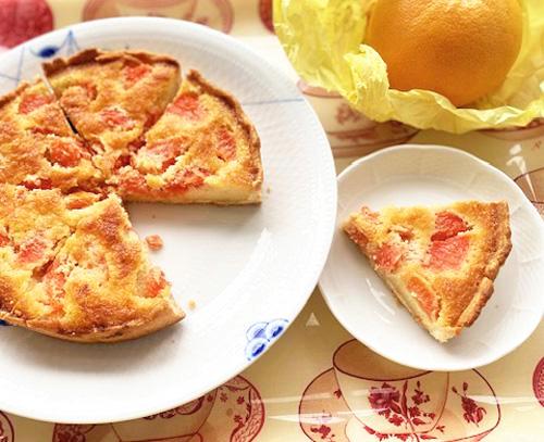 グレープフルーツタルトの画像